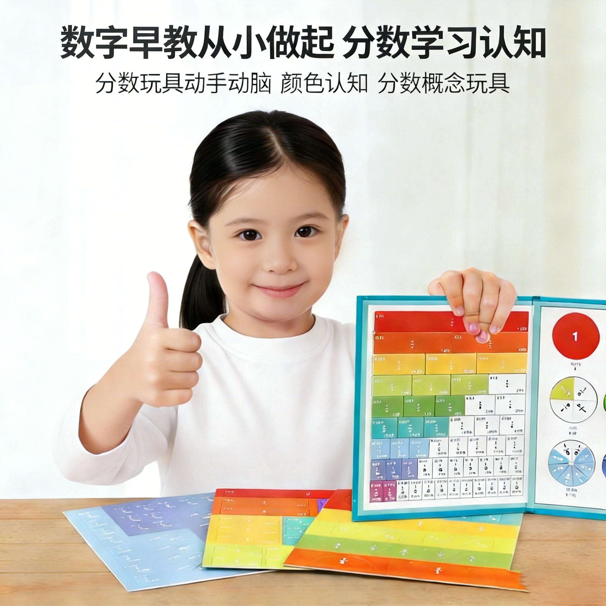 磁性分数学习教具小学数学三五年级盘的初步认识磁吸演示器加减法,淘宝优惠券,粉丝福利购,淘宝优惠卷