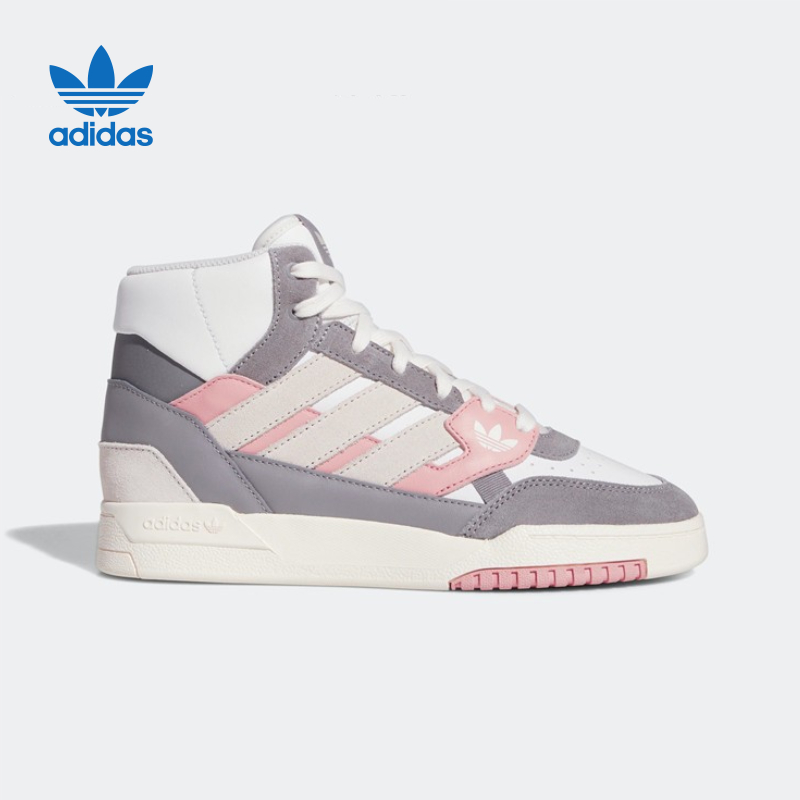 Adidas/阿迪达斯三叶草女子DROPSTEPSEW复古耐磨运动休闲鞋HR1420