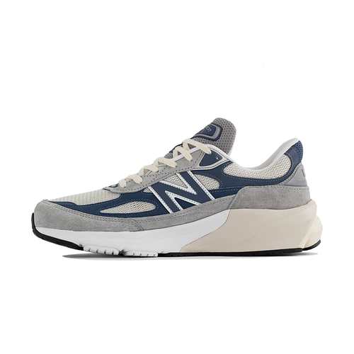 New Balance NB美产 990V6系列海军蓝低帮猪皮复古慢跑鞋 U990TC6 - 图1