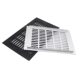 Aluminum alloy ventilation hole decorative cover cabinet