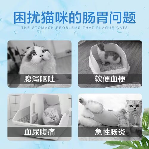 爱纳它克痢肽幼孕狗狗猫咪肠调理胃肠不适软便吐黄水谷胺舒溶液 - 图0