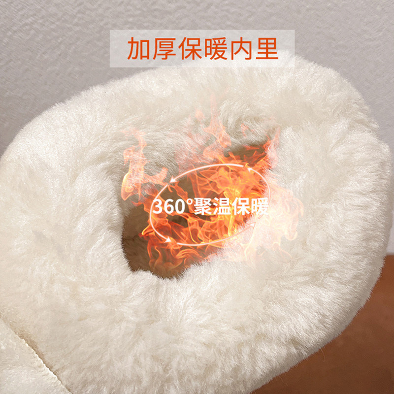 2025年新款棉鞋女蝴蝶结厚底毛绒棉拖鞋冬季保暖可爱甜美包跟居家,淘宝优惠券,粉丝福利购,淘宝优惠卷