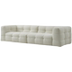 French cream style fabric marshmallow living room small apartment simple modern cloud internet celebrity direct lamb velvet sofa