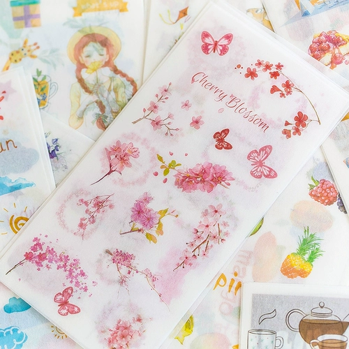 Наклейка, свежая акварель для раннего возраста, фотоальбом с аксессуарами, планировщик, DIY