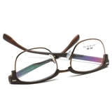 Корейская версия TR90 Tide Men's Retro Semi -Frame Glasses Rame Men's Myopia Glasses Strack Женские круглые глаза рамки глаза