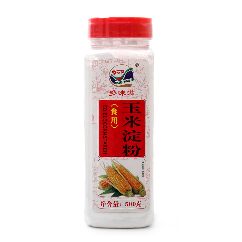 多味滋玉米淀粉500g瓶装家用食用生粉烹饪勾芡粉烘焙原料包邮 - 图1