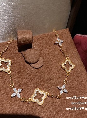 DAY博主天天推荐一 花花黄水晶花神手链花丝鎏彩点钻繁花手镯