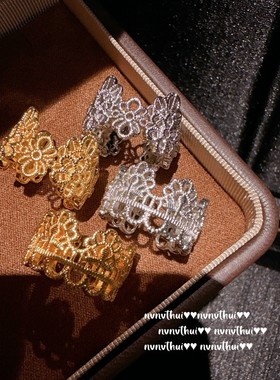 文艺复古蕾丝皇冠戒指