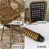 Imitation rattan children's dining chair is simple and easy to clean
