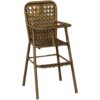 Imitation rattan children's dining chair is simple and easy to clean