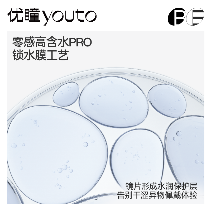 优瞳零感隐形眼镜日抛30片装近视一次性水润透明镜片旗舰店正品SL - 图2