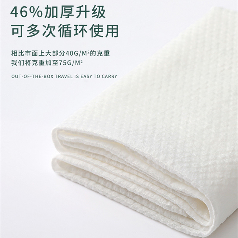 一次性浴巾压缩毛巾洗脸洁面巾旅行装加厚加大号旅游酒店用品 - 图1