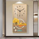 2026 New Living Room Clock Silent No-Punch Wall Clock