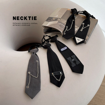 BB Boy Clothing Boy Little Gentleman Liner Suit Tie High Street Metal Design Sensation 2023 Chunqiu New CUHK