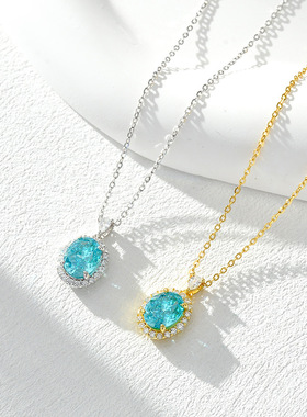 轻奢甜美高级感纯银项链锁骨链