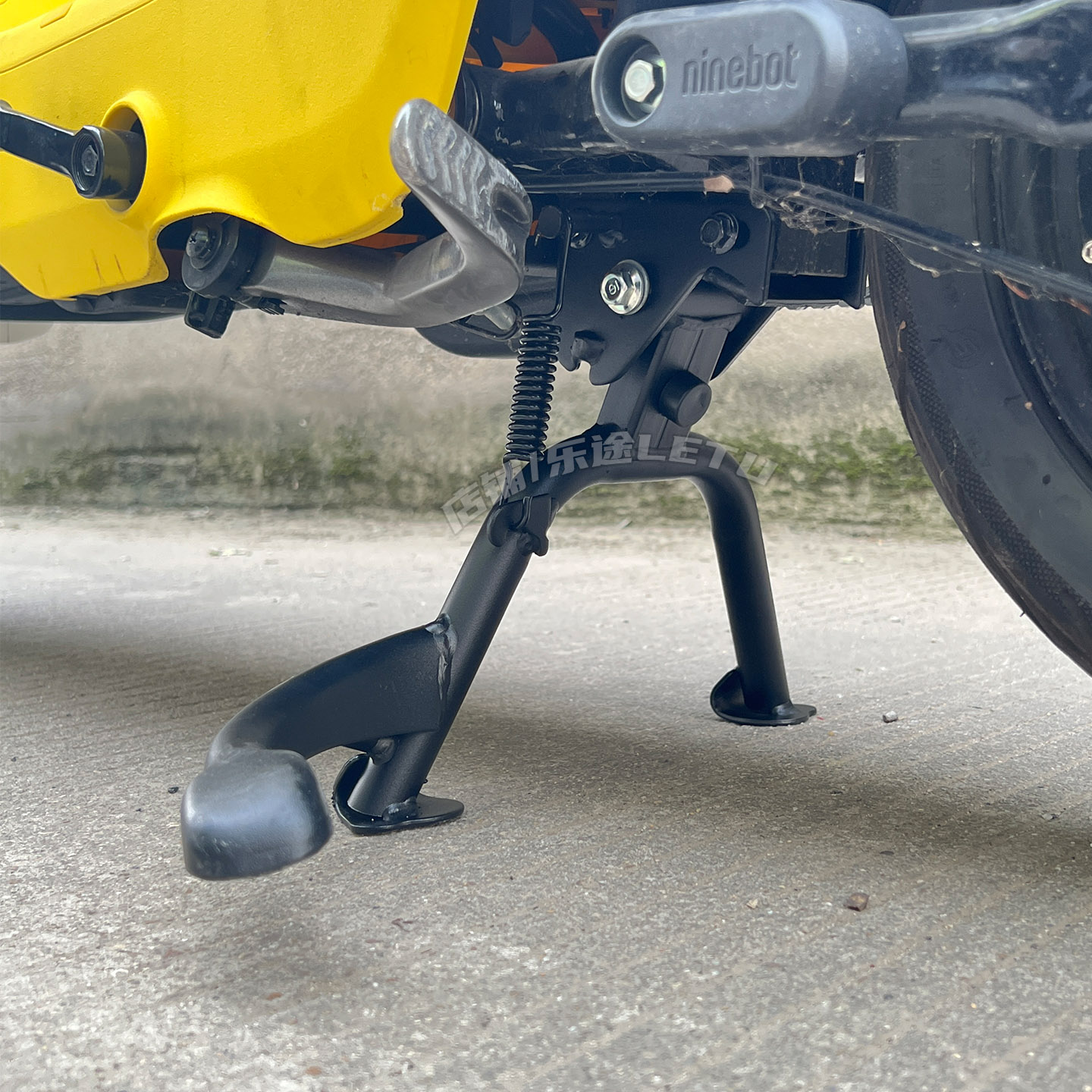 适用九号电动车Q30C/QZmix脚架双撑Q90脚撑中撑大脚架撑改装配件 - 图2