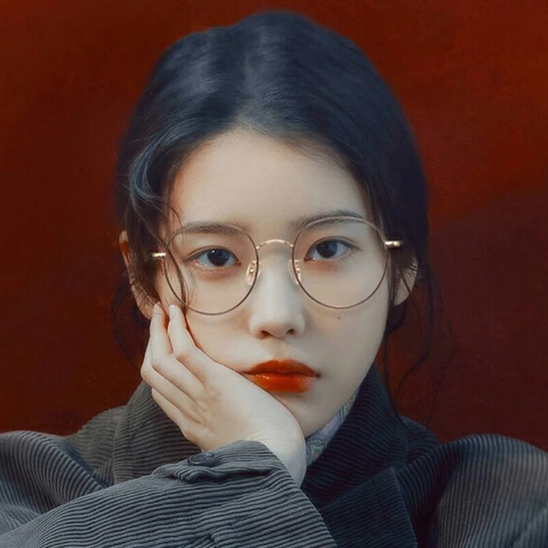 loho超轻钛近视女防蓝光防辐射眼镜 loho眼镜生活定制成品光学镜