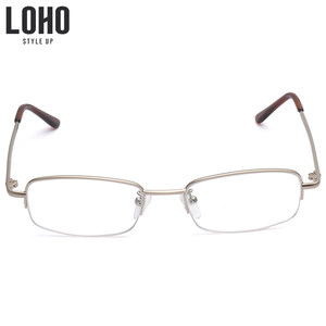 LOHO老人专用眼镜老花镜耐磨高清双层镀膜优雅方框老花镜 L1017