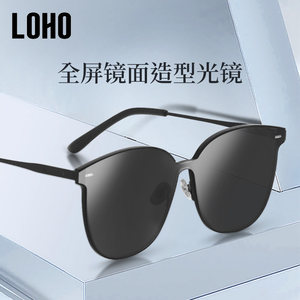 LOHO墨镜女2024新款高级感防紫外线晒潮时尚大框太阳眼镜大脸显瘦