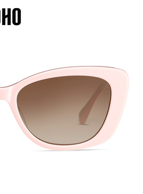 LOHO商场同款复古猫眼太阳镜墨镜偏光防紫外线男女通用LH41619