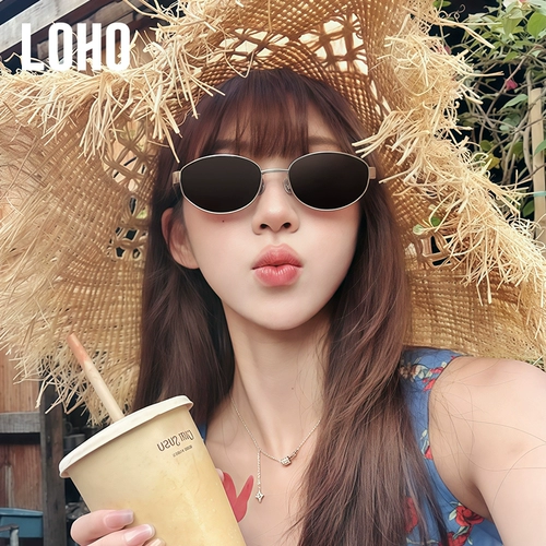 LOHO2025 Ретро солнцезащитные очки новые старые солнцезащитные очки Qianfeng Женские защиты солнца Ультрафиолетовое поляризатор