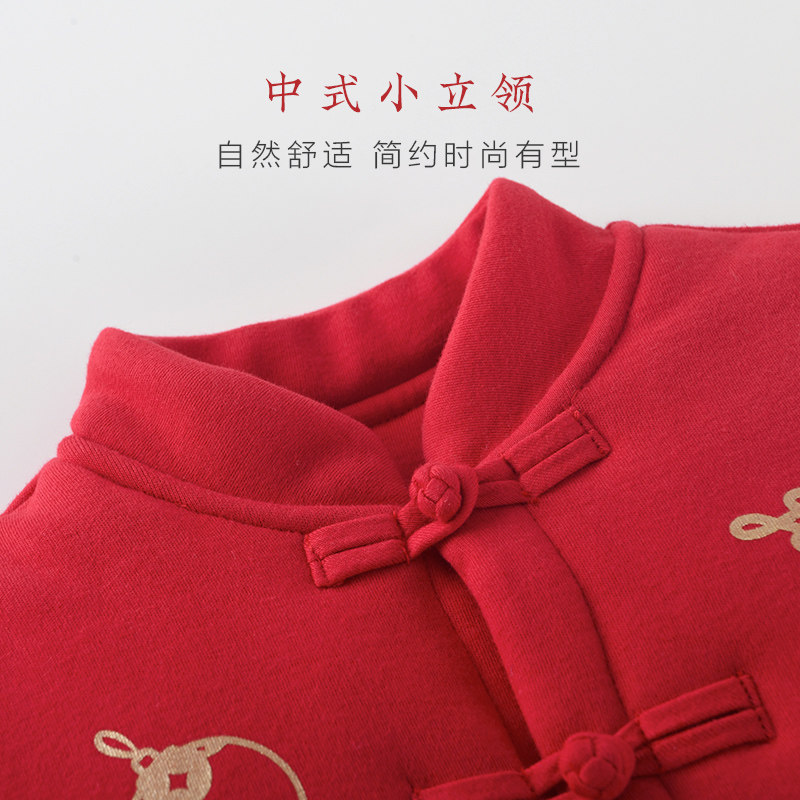 babylove宝宝衣服加厚外出哈衣棉服 babylove连身衣/爬服/哈衣