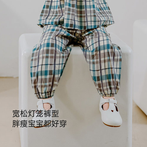【清仓】babylove宝宝纯棉防蚊裤夏季薄款婴儿灯笼裤子长裤空调裤 - 图2
