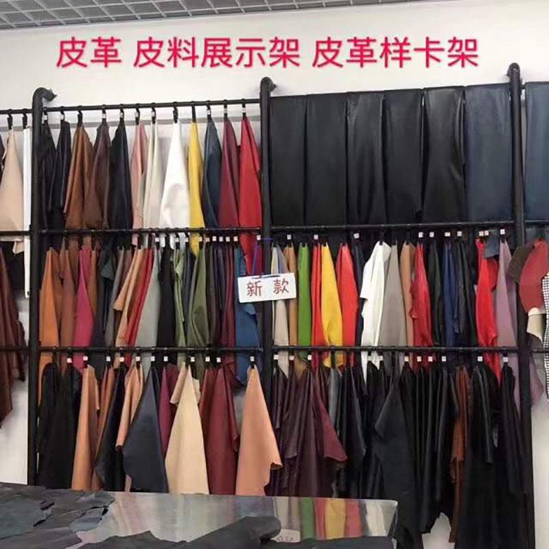 上墙立柱服装货架布料纺织面料样布色卡架卷布架改色膜展示架伸缩-图0