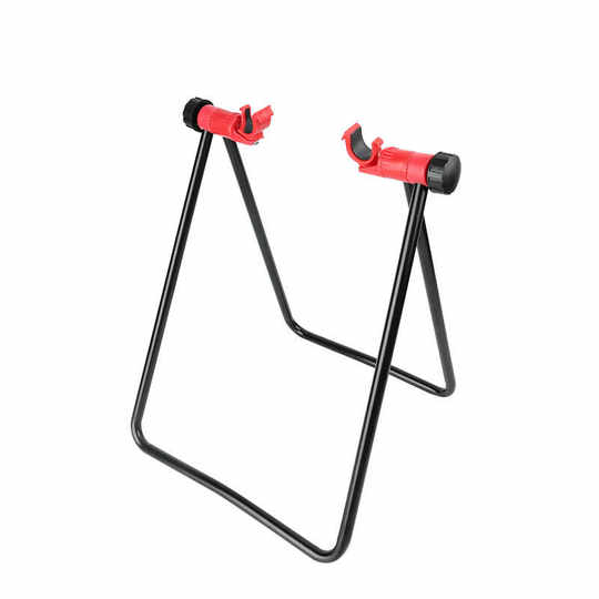 Mountain bike parking rack triangular vertical support rack road bike U-shaped repair rack folding repair rack