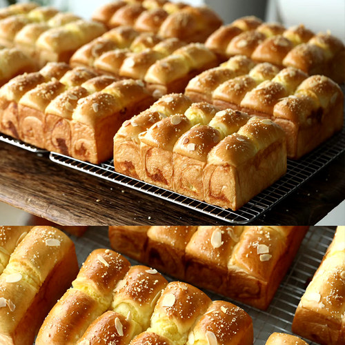 三能酸奶菠萝吐司模具金砖低糖烘焙家用320g红豆松松吐司SN2092 - 图1