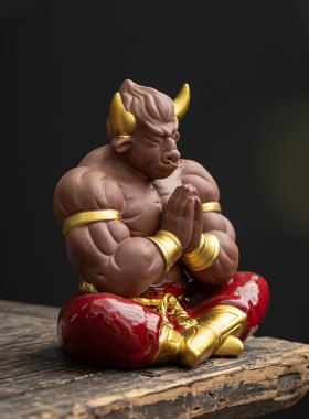 牛气冲天魔鬼肌肉紫砂