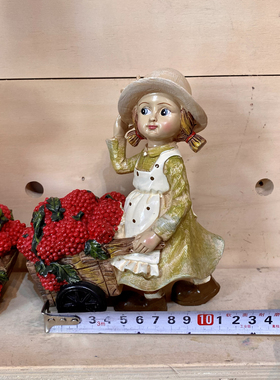 外贸创意树脂树莓娃娃装饰摆件餐厅酒吧咖啡馆书桌家居花园装饰品