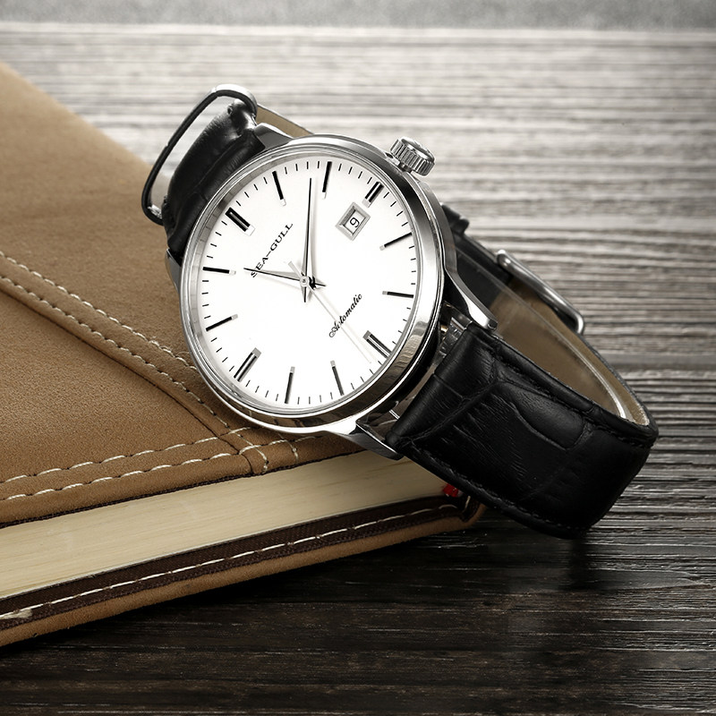 海鸥男全自动商务816.362休闲防水 海鸥表云商合一国产腕表