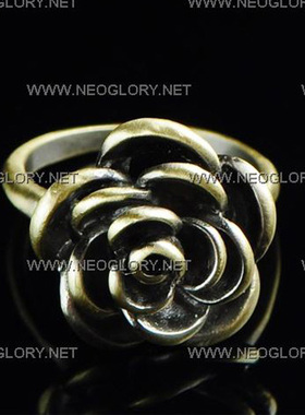 新光饰品玫瑰戒指闭口个性礼物