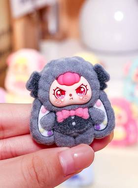 创意植绒斯诺克娃三岁萌粒公仔装饰品钥匙扣配件办公桌面摆件