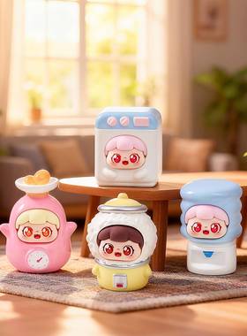 树脂新款Q萌居家甜崽萌粒公仔diy直播盲盒盲袋配件创意小礼品