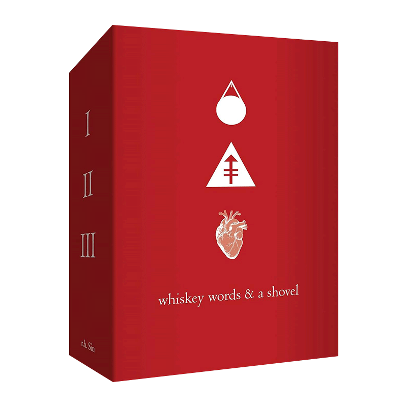 英文原版 Whiskey Words & Shovel Boxed Set Volume 1-3 话语不像威士忌那样随意流淌 R.H. Sin诗集1-3册盒装 英文版 进口英语书