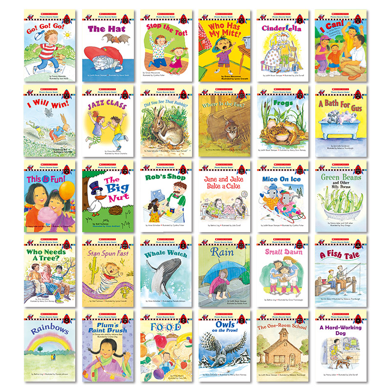 点读版 美国学乐英语自然拼读分级绘本30册全套 英文原版 Scholastic Phonics 儿童启蒙英语阅读教材 Sight Words高频词汇学习书籍