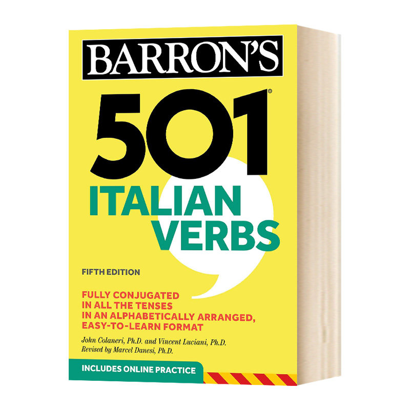 501 Italian Verbs 英文原版 巴朗501个意大利语动词 英语意大利语双语字典 英文版进口原版书籍
