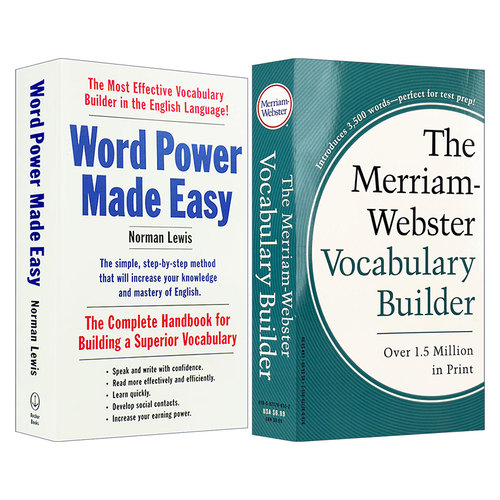 韦氏字根词根词典 word power made easy 英文原版单词的力量 Vocabulary Builder 英文版词汇学习工具书 英语词汇书英英词典 - 图0