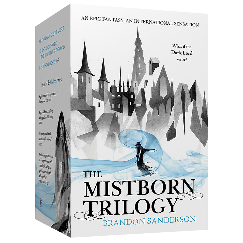 英文原版 Mistborn Trilogy Boxed Set 迷雾之子三部曲 3册盒装 科幻小说 英文版 - 图0