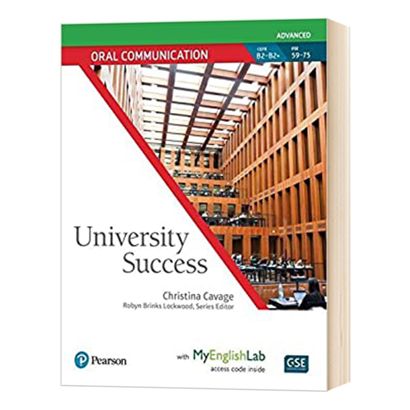 大学成功口语交流 高级学生书 University Success Oral Communication Advanced Student Book with MyLab 英文原版 英文版英语书 - 图0