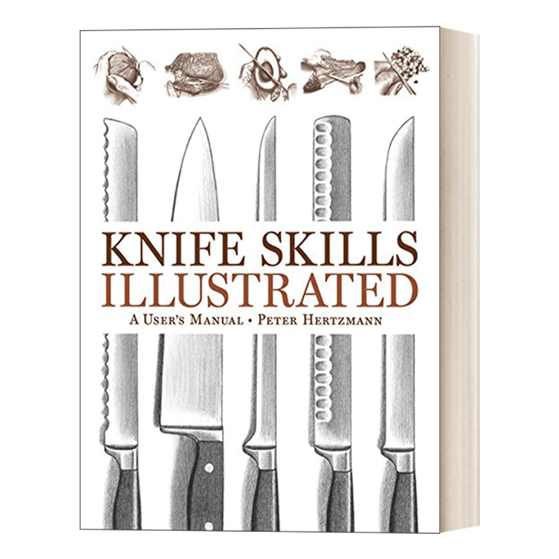 英文原版 Knife Skills Illustrated刀具技能说明用户手册英文版进口英语原版书籍-图0