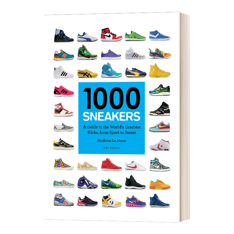 英文原版 1000 Sneakers 1000双运动鞋展示 对全球运动鞋文化影响远大 英文版 进口英语原版书籍