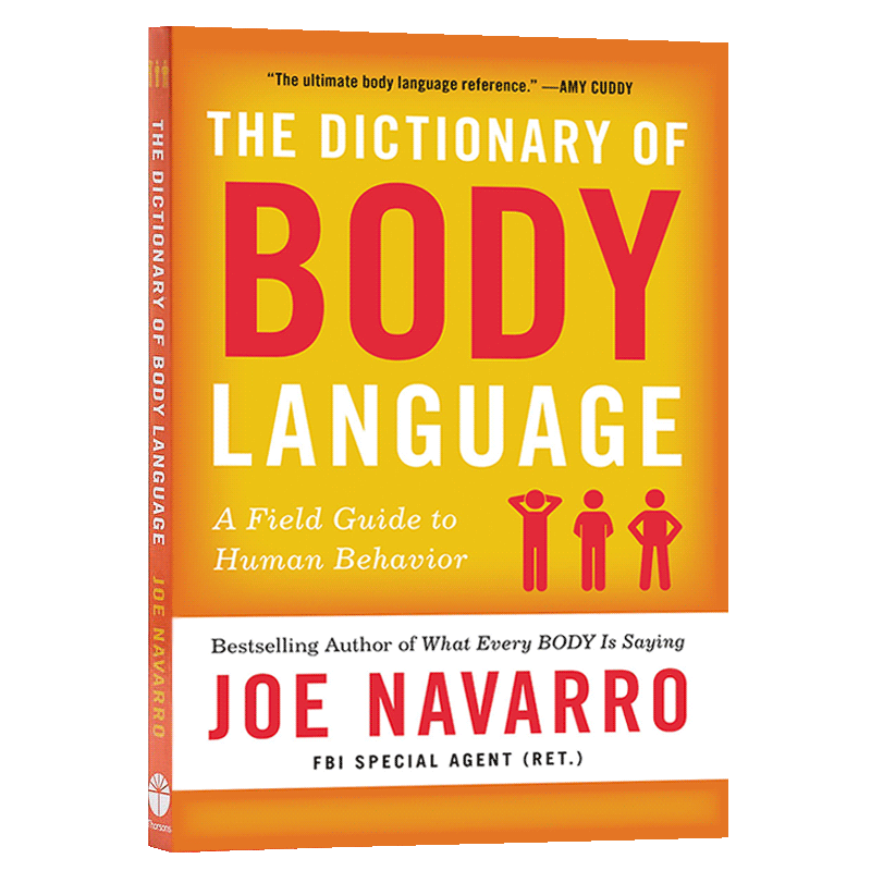 The Dictionary of Body Language 英文原版 身体语言词典 身体语言之书 Joe Navarro 前FBI特工乔 纳瓦罗新作 英文版进口英语书籍