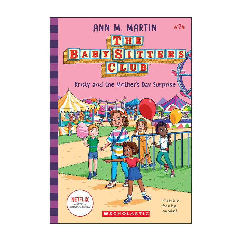 英文原版 The Baby-sitters Club 24 Kristy and the Mother's Day Surprise 保姆俱乐部小说24 英文版 进口英语原版书籍 - 图0