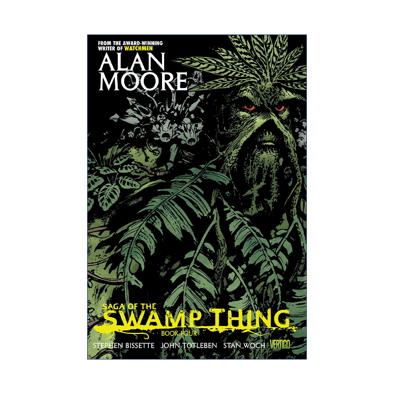 英文原版 Saga of the Swamp Thing Book Four 沼泽怪物 第四卷 DC漫画 Alan Moore 英文版 进口英语原版书籍 - 图0
