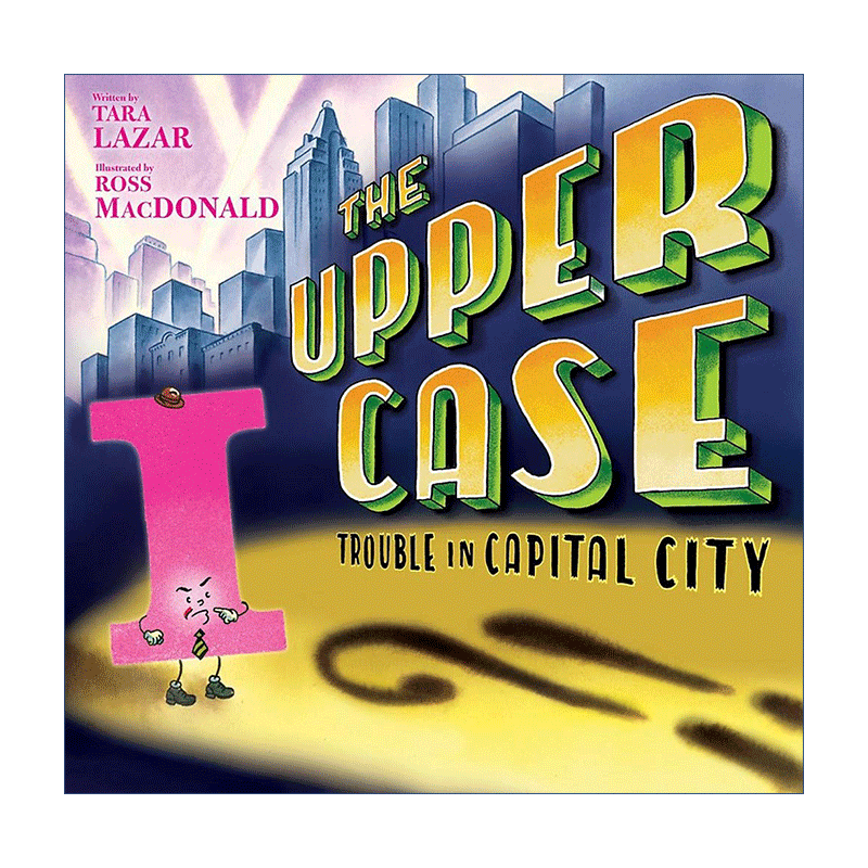 英文原版 The Upper Case 大写城的麻烦 私家侦探I系列故事精装绘本 英文版 进口英语原版书籍