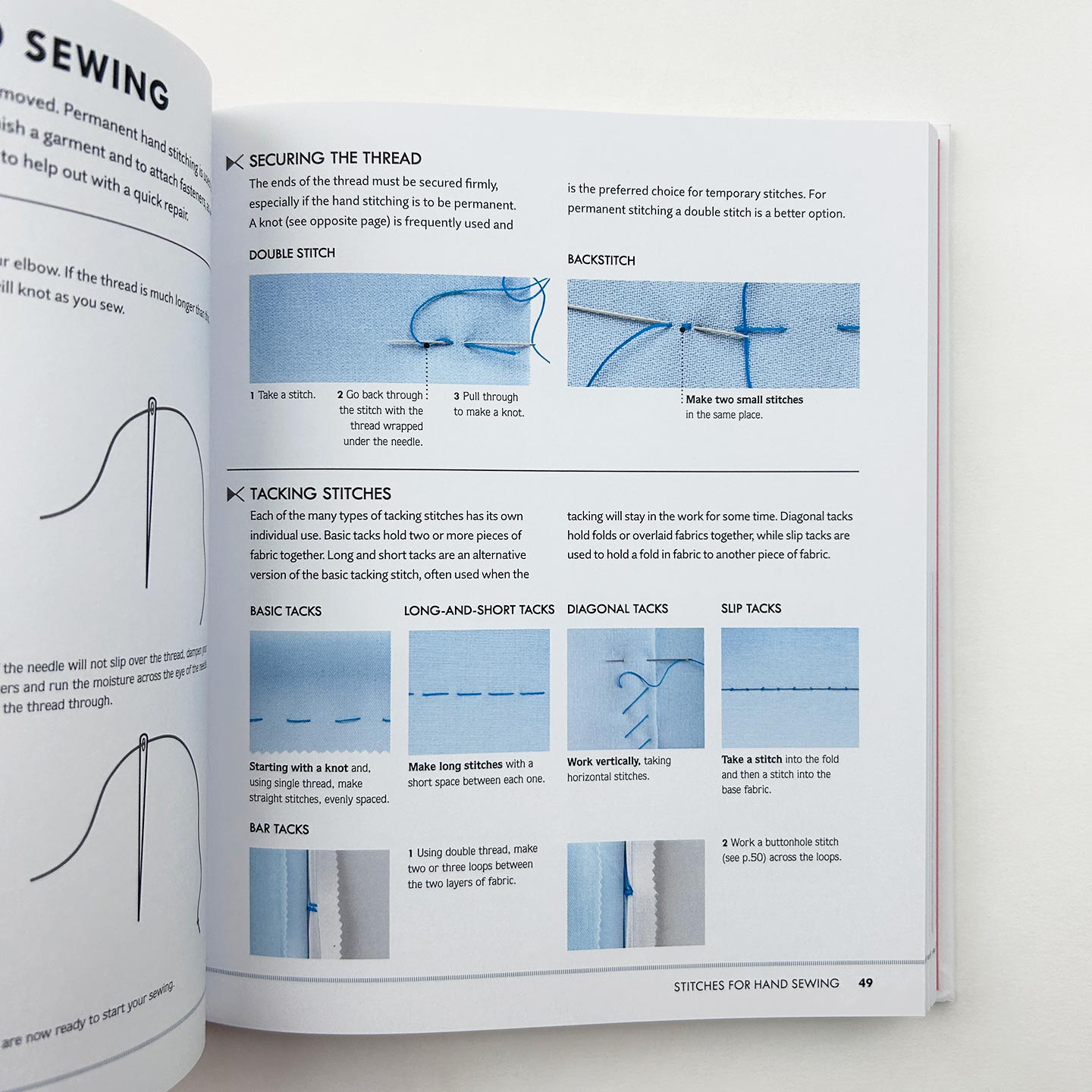 英文原版 Sew Step by Step 机器缝纫技术指南 基本缝纫设备与材料照片说明 精装 英文版 进口英语原版书籍