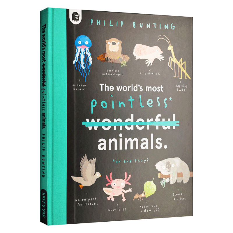 英文原版 The World's Most Pointless Animals Or are They 世上至没用的动物 或真如此吗 诙谐古怪 插图色彩丰富 进口英语书籍